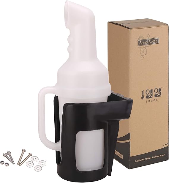 10L0L Universal Golf Cart Sand Bottle with Holder for EZGO Club Car Yamaha, Divots