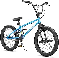 Vista 15 de 67i - Bicicleta BMX para niños de 18/20 pulgadas, bicicleta para niños de 8 a 12 años con freno U delantero y trasero, asiento ajustable, horquilla