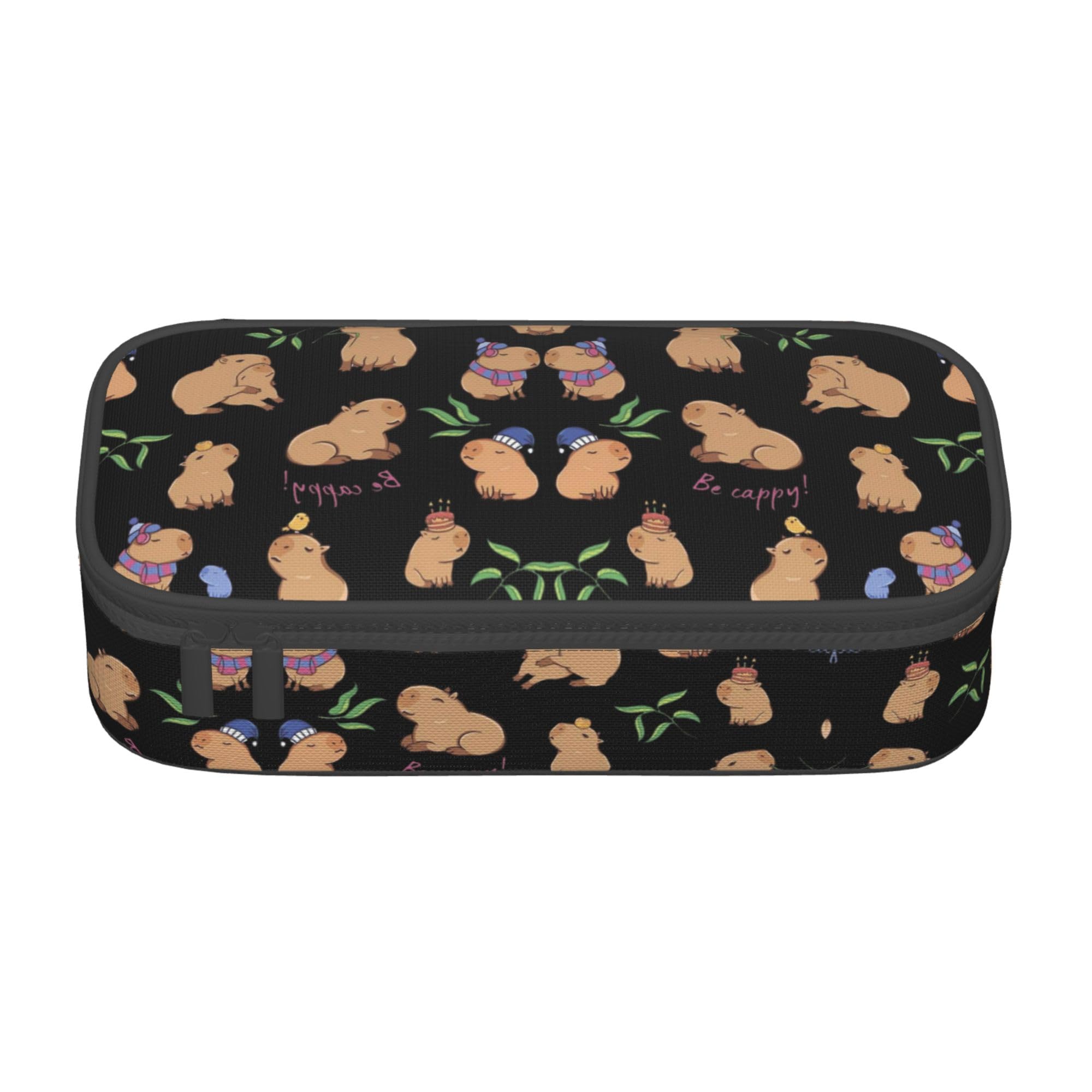 Abaysto Capybara Pencil Case Large Capacity Pencil Pouch Pen Bag Cosmetic Portable Gift for Office School Teen Girl Boy Men Women Adult — image 1