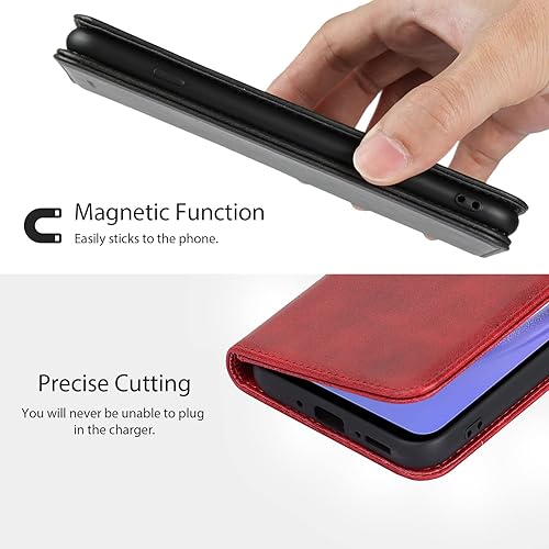 Miniatura 88 de Havaya Funda tipo cartera para Samsung Galaxy A54 0.18 oz para Samsung Galaxy A54 5G, funda con tarjetero y ranuras para tarjetas de crédito