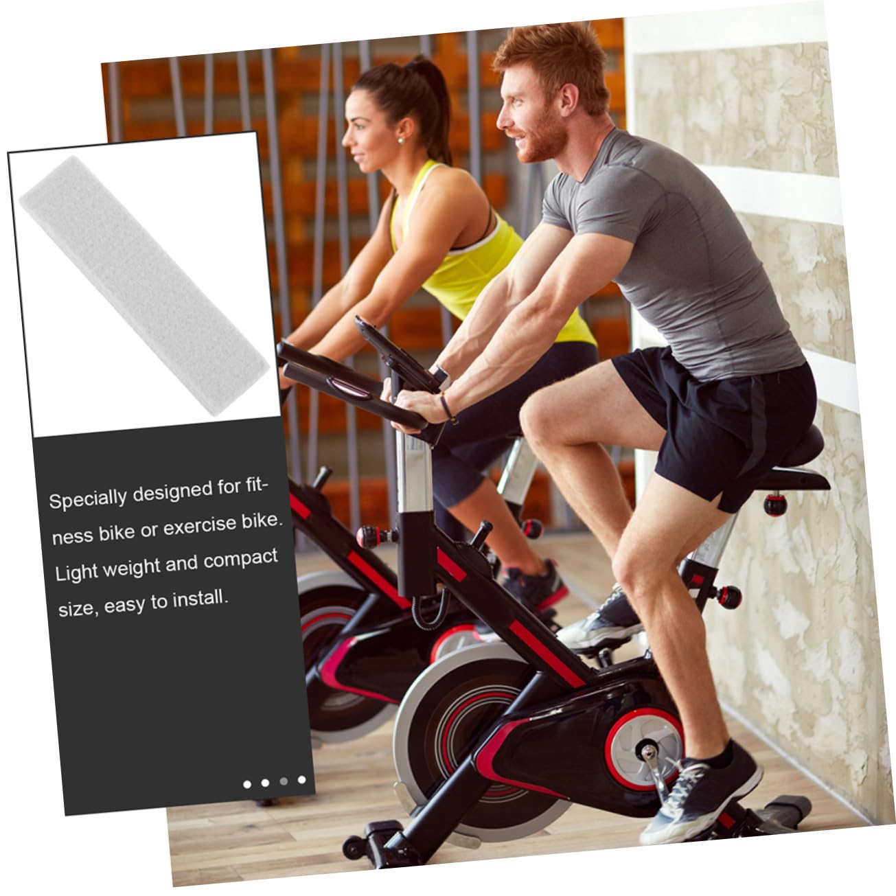 GALPADA 6 Pièces Plaquettes de Frein pour Vélo Appartement Disques de Frein pour Vélo Exercice Tapis de Fitness