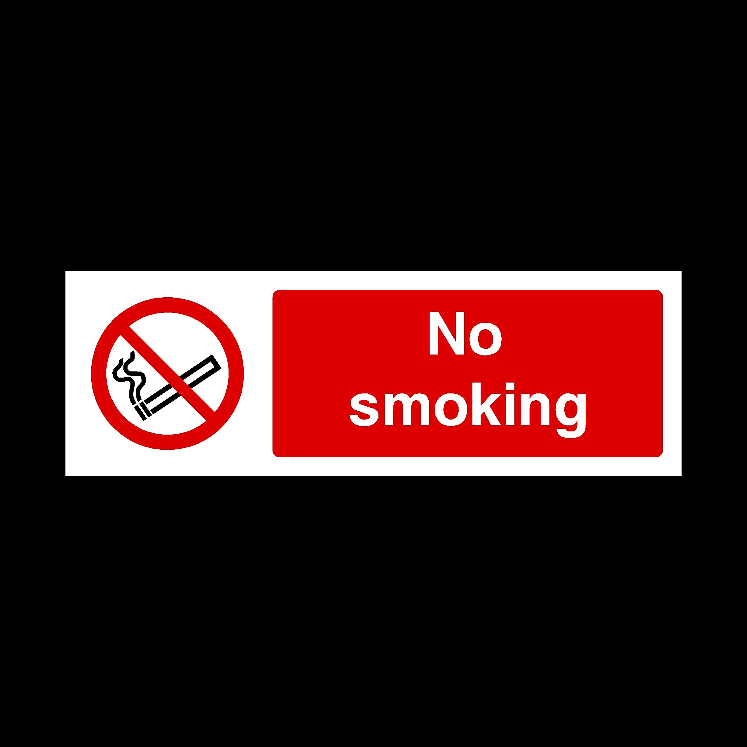 Ussp&S Beige No Smoking Sticker/Self Adhesive Sign (Ps6)