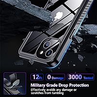 Vista 4 de Red2Fire 2024 Nuevo para iPhone 13 Funda impermeable, [protector de pantalla incorporado y protector de cámara] [cuerpo completo a prueba de golpes]