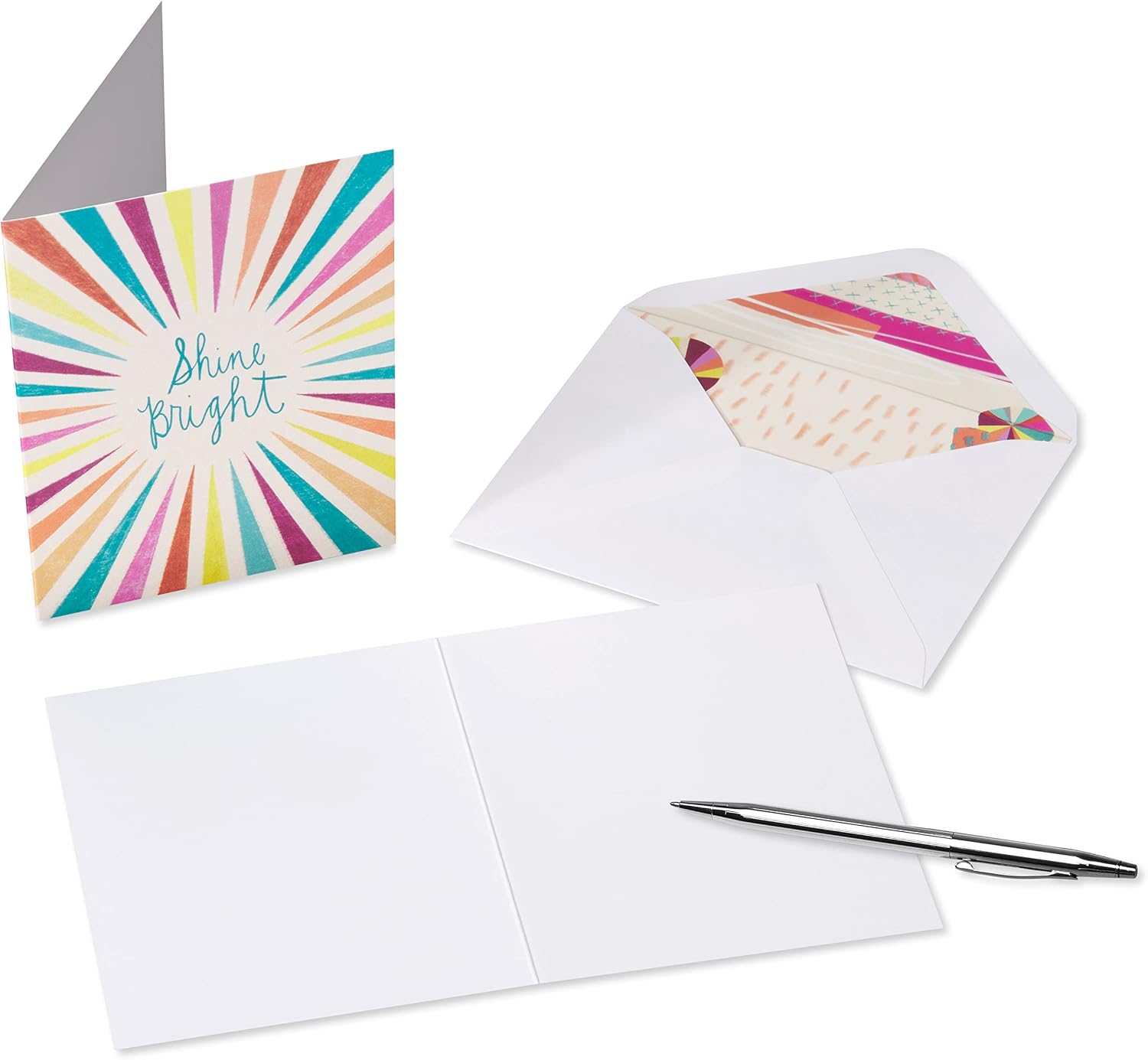Papyrus Blank Encouragement Cards with Envelopes, Power Affirmations (20-Count)