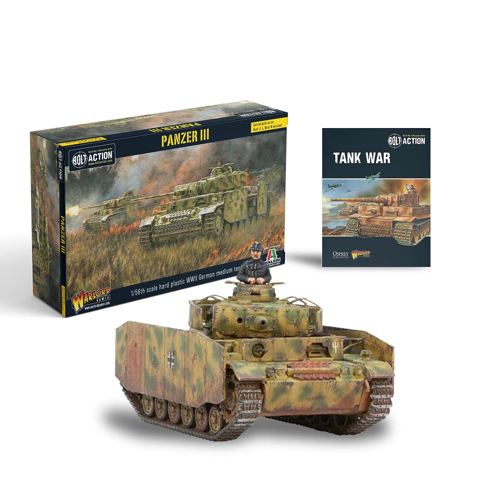 Buy Bolt Action Miniatures Warlord Games Panzer III German Army Model