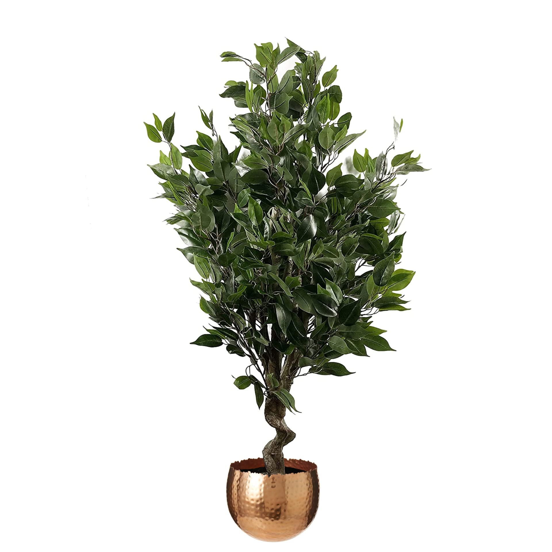 Blue Pirate 110Cm Artificial Ficus Tree Copper Planter