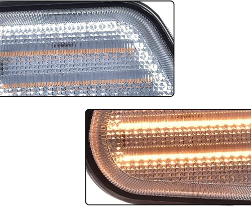 Miniatura 3 de G-PLUS Luces de estacionamiento laterales de esquina intermitentes compatibles con Pontiac Firebird Trans Am 1998-2002 10301404 10301405 GM2520177