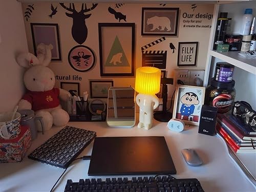 Miniatura 6 de Funny Black Little Boy Night Light, Cute Little Night Light LED Plug-in Table Lamp Creative Christmas Gift