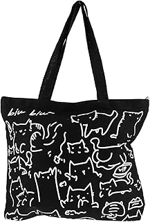 [WOFASHPURET] レディース ショルダーバッグ 手描き動物イ 大容量トートバッグ アウトドア収納 ポーチ 通勤 通学 お出かけ用