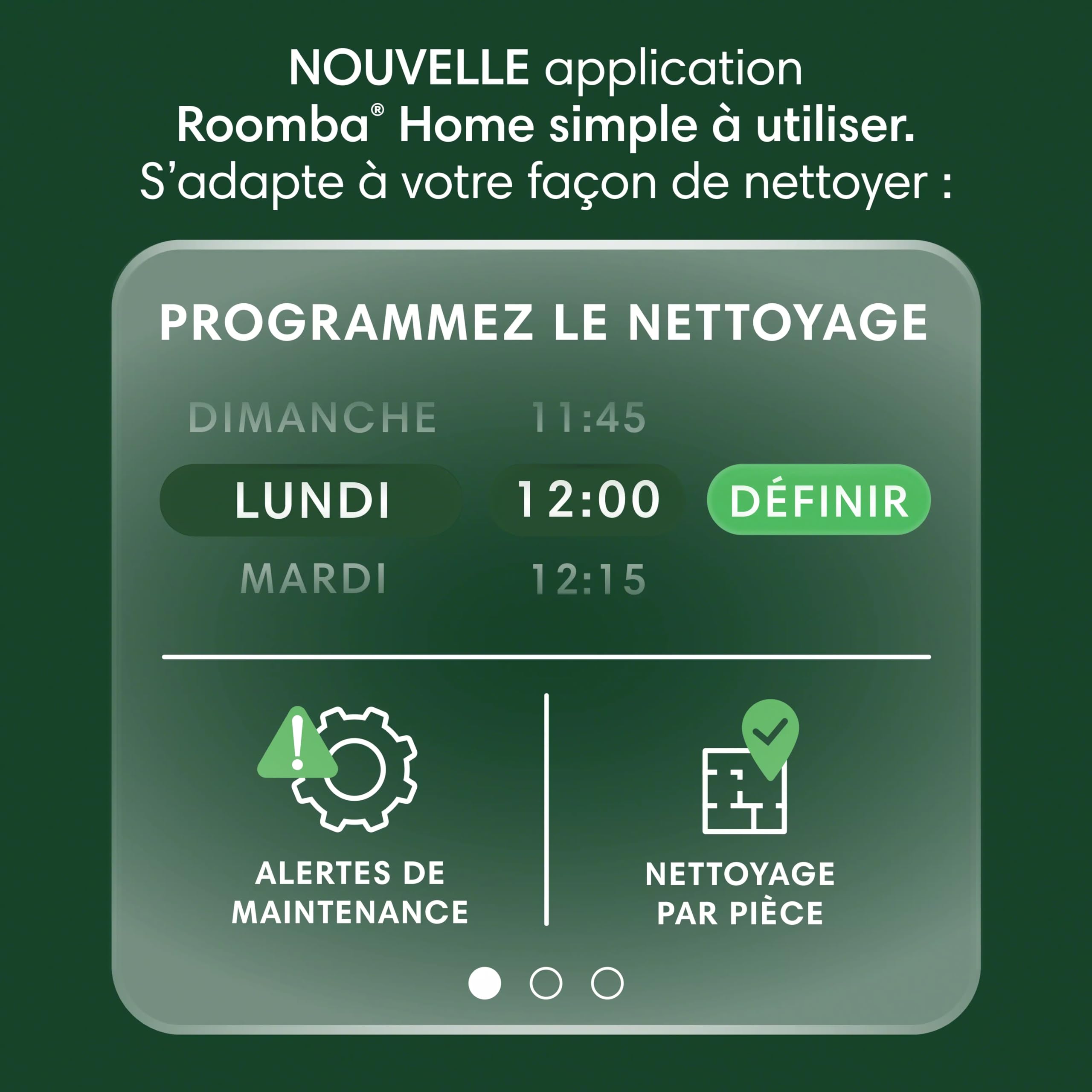 iRobot Roomba 105 Combo - Robot Aspirateur Laveur 2en1 - Puissance d'Aspiration de 7KPa - Navigation LiDAR - Détection des Tapis - Zones de Nettoyage et d'Évitement - 4 Niveaux d'Aspiration - Noir