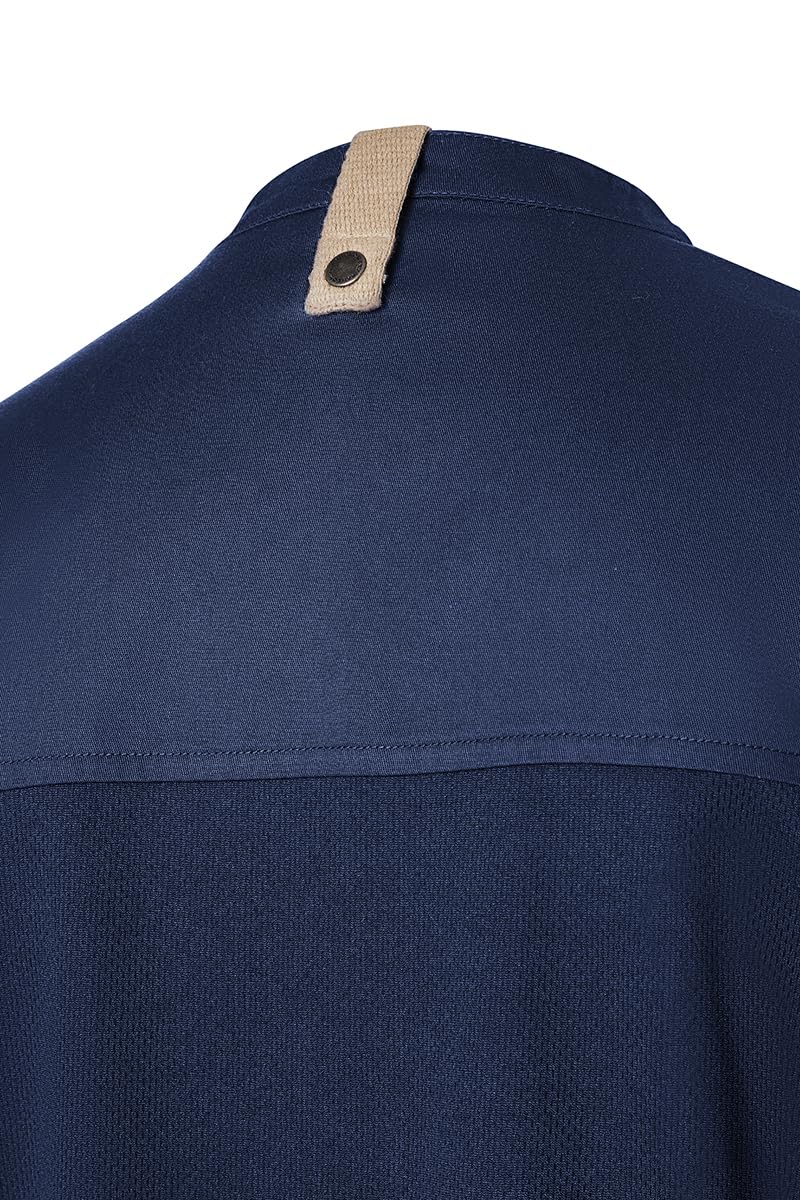 Karlowsky Damen Kochjacke Green-Generation Kurzarm Druckknöpfe Modern Fit Polyester/Baumwollmix Oeko-TEX® nachhaltig