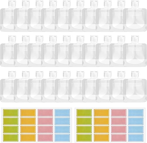 Norme 30 bolsas de viaje para artículos de aseo personal, aprobadas por la TSA, bolsa de embalaje de maquillaje portátil para viajes, bolsas para