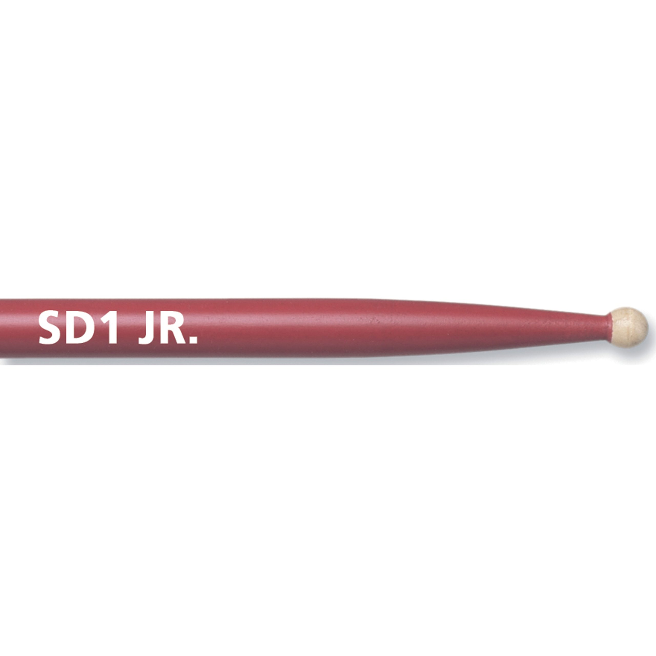 Vic FIrth - American Custom® Drumsticks - SD1 JR - Junior - Maple - Wood Tip - Red, natural, Einheitsgröße