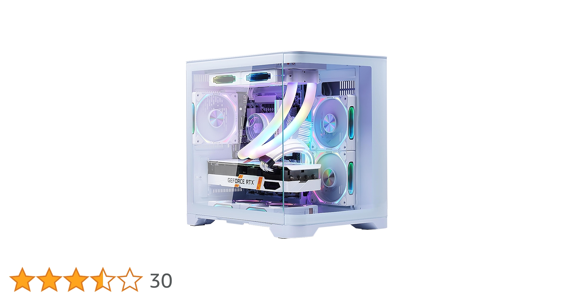 Amazon.co.jp: pcケース M-ATX ミドルタワー ピラーレス ゲーミングpc