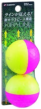 Amazon.co.jp: キャスコ(Kasco)ゴルフボール KIRA LINE 3ピース