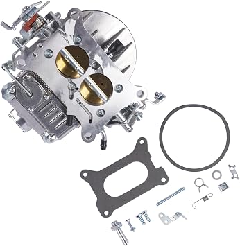 Carburetor 2 Barrel with Manual Choke Replacement for 2300 500 CFM CJ5 CJ7 F100 0-4412S
