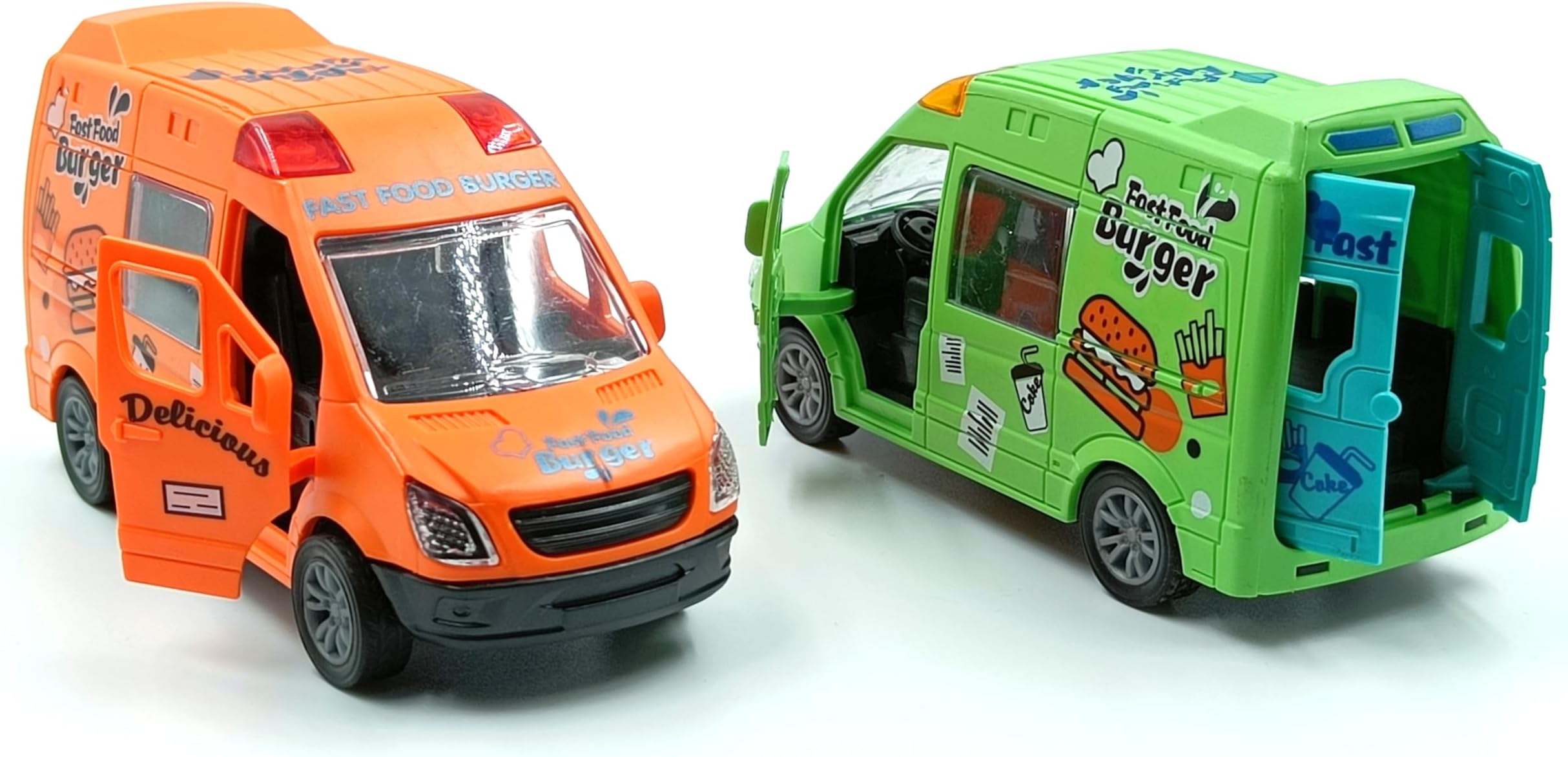 Mini Foodie Fun! Plastic Food Truck Toy - Pretend Play & Imagination Unleashed