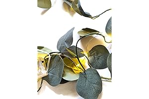 Lighted Eucalyptus Garland: Illuminating Greenery for Year-Round Magic