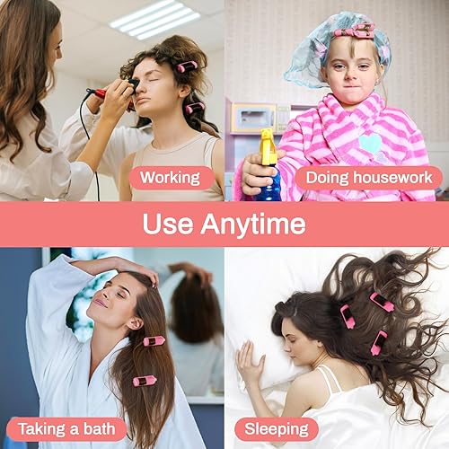 Miniatura 6 de MAQIHAN 40PCS Foam Hair Rollers - 0.98 Inch Sponge Rollers for Heatless Hair Curler for Short/Long Hair Sleep rolos para cabello Small Sponge