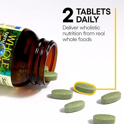 Miniatura 6 de Natural Factors Whole Earth & Sea - Multivitamínico y mineral para mujeres 50+, 1 porción contiene nutrición equivalente a  lb de verduras, 60