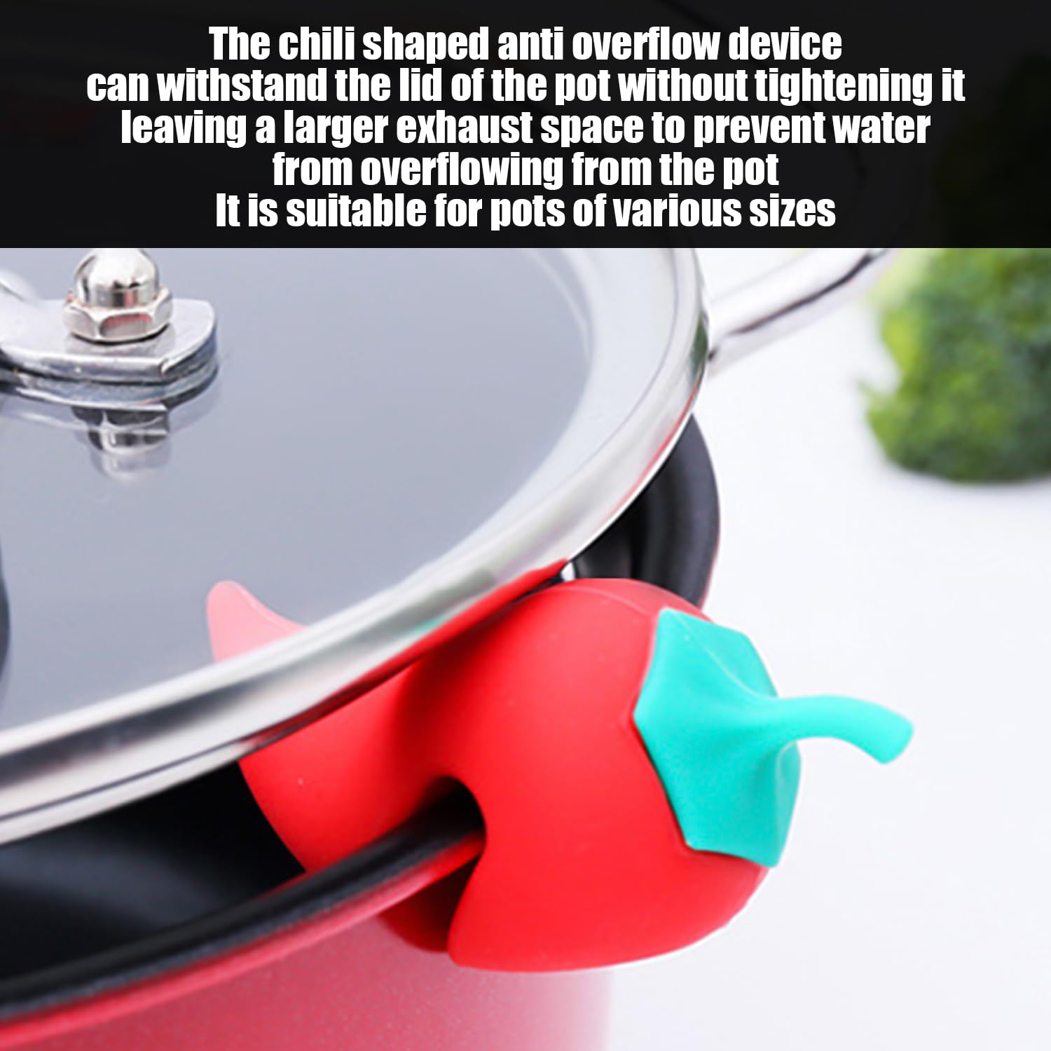 Coperchio Antigoccia Appetitissime Stop Spill Galaxy In Silicone, Diametro 30 Cm, Colore Rosso - 2