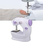 Electric Sewing Machine, Mini Portable Multipurpose Handheld Sewing Machine with LED Light for Traveling, Sewing Kit for Home, Office, and On-The-Go Use