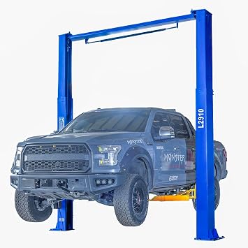XK- L2910 220V Overhead Two Post Lift 9,000 lbs Capacity Car Auto Truck Hoist 12 Month Parts Replacement