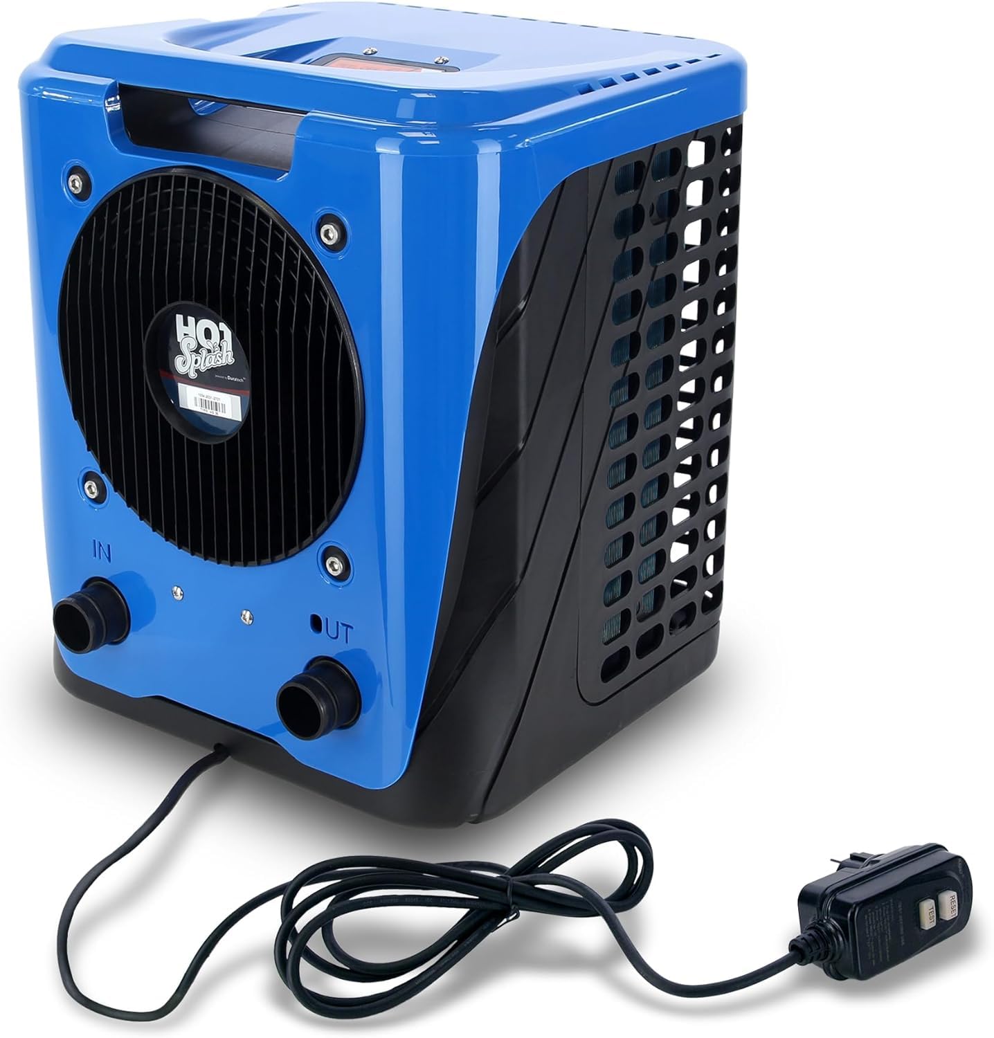 COIL Pompa di calore per piscina, mini pompa di calore, per piscina riscaldamento, plug and play, per piscine fino a 12 m³, senza bisogno di bypass