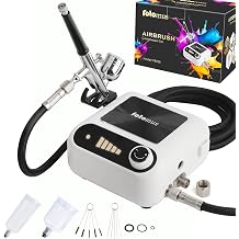 Airbrush Kit with Compressor, Can Connect Two Airbrushes, High-Pressure Air