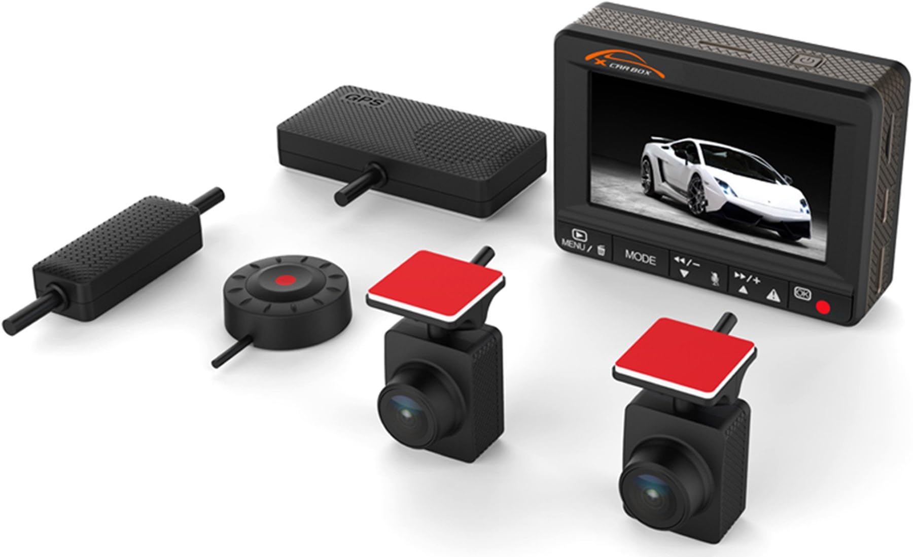 Mini K1S 1080P Car DVR Dash Camcorder ,160° Wide Viewing Angle 2." Screen Car Video , HDR Night Vision Car Video Record, Road Camera Recorder ,Dual Camera Car Driving Records.And Free Offer 64GB Memory Card