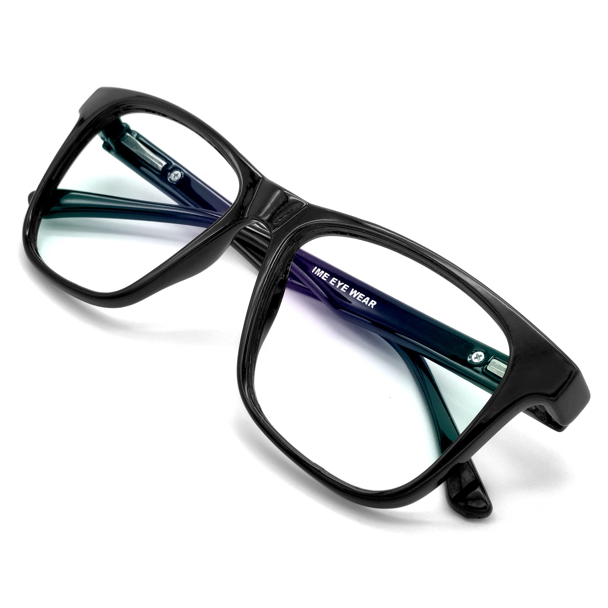 IME® Blue Cut Zero Power Navigator Spectacles with Anti-glare for Eye Protection from UV by Computer Laptop Mobile