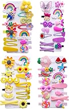 42 Pieces Girls Hair Pins with Clear Bag, Baby Clips Cute Cute Fruit Cartoon Animal Hair Pin for Kids Hair Clip for Women Girls Accessories