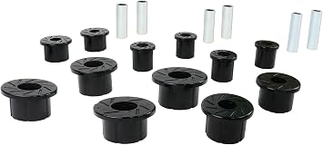Nolathane REV165.0008 Black Leaf Spring Bushing Rear Kits