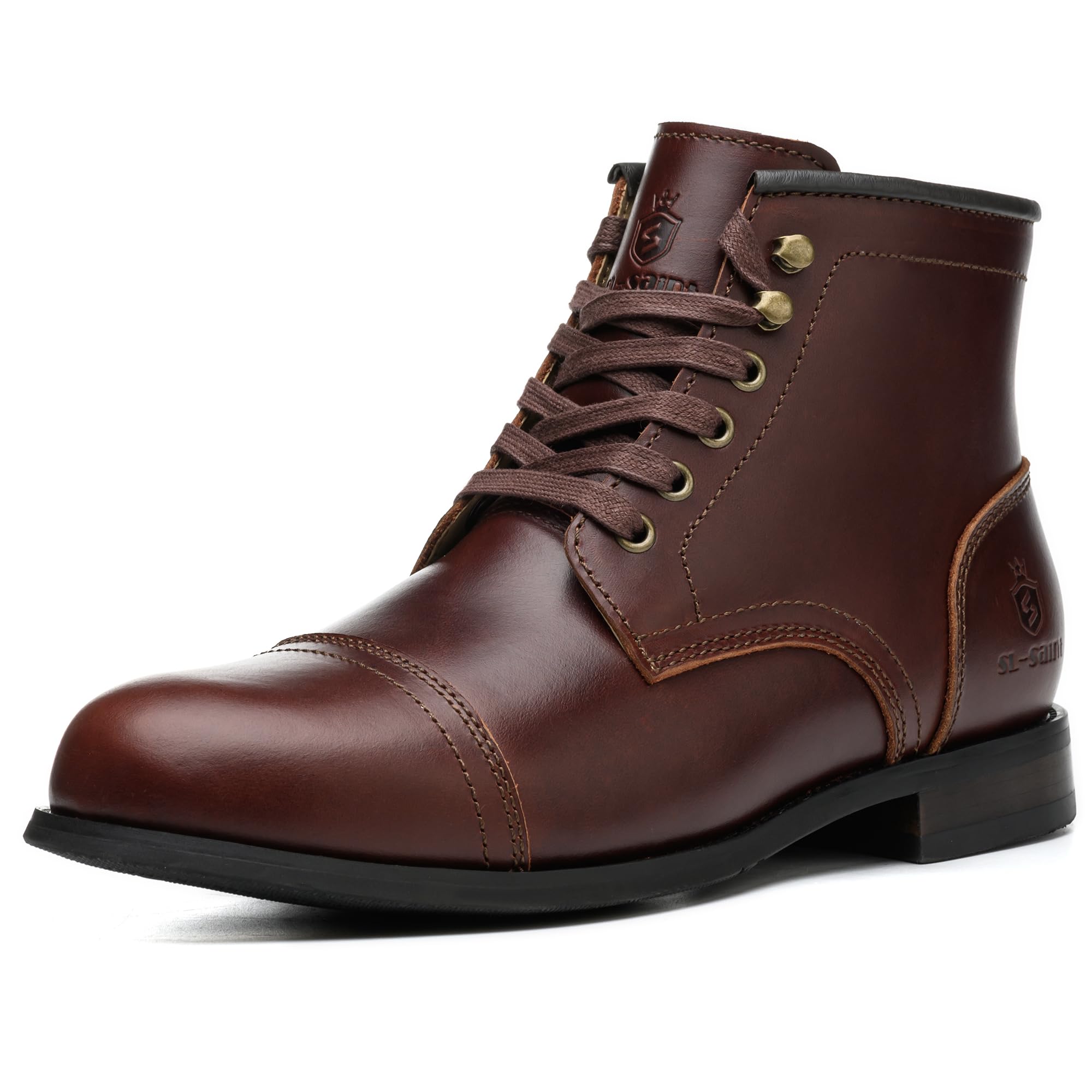 Botas Clásicas Para Hombre Hechas a Mano Con Puntera Blanda,Impermeable-Piel/Lana de Austria Invierno