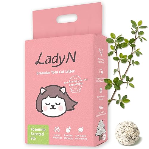 Lady N Granular Tofu Cat Litter Yosemite Scent, Mini-Pellet Compatible