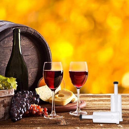 Miniatura 6 de Air Locks 8 piezas de plástico Airlock y 30 piezas de ojales de silicona, juego de esclusa para fermentación, cerveza, vino, chucrut, kimchi y otros