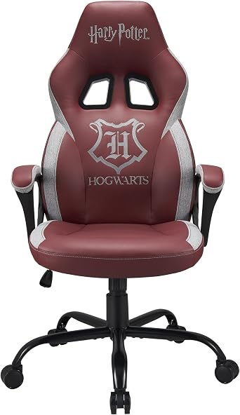Subsonic Harry Potter - Original Gamer Chair/Office Chair Official License | Official Harry Potter adult & teen gamer chair   Hogwarts red, 5cm HD foam, ergonomic & height-adjustable rocking seat