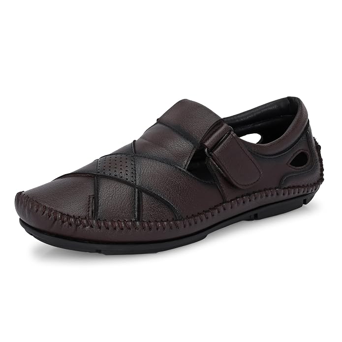 Centrino Sandal for Men | Enhanced Grip Insole for Superior Stability | Modern & Stylish Design with Adjustable Straps | Lightweight & Comfortable Footwear for All-Day Wear (7333)