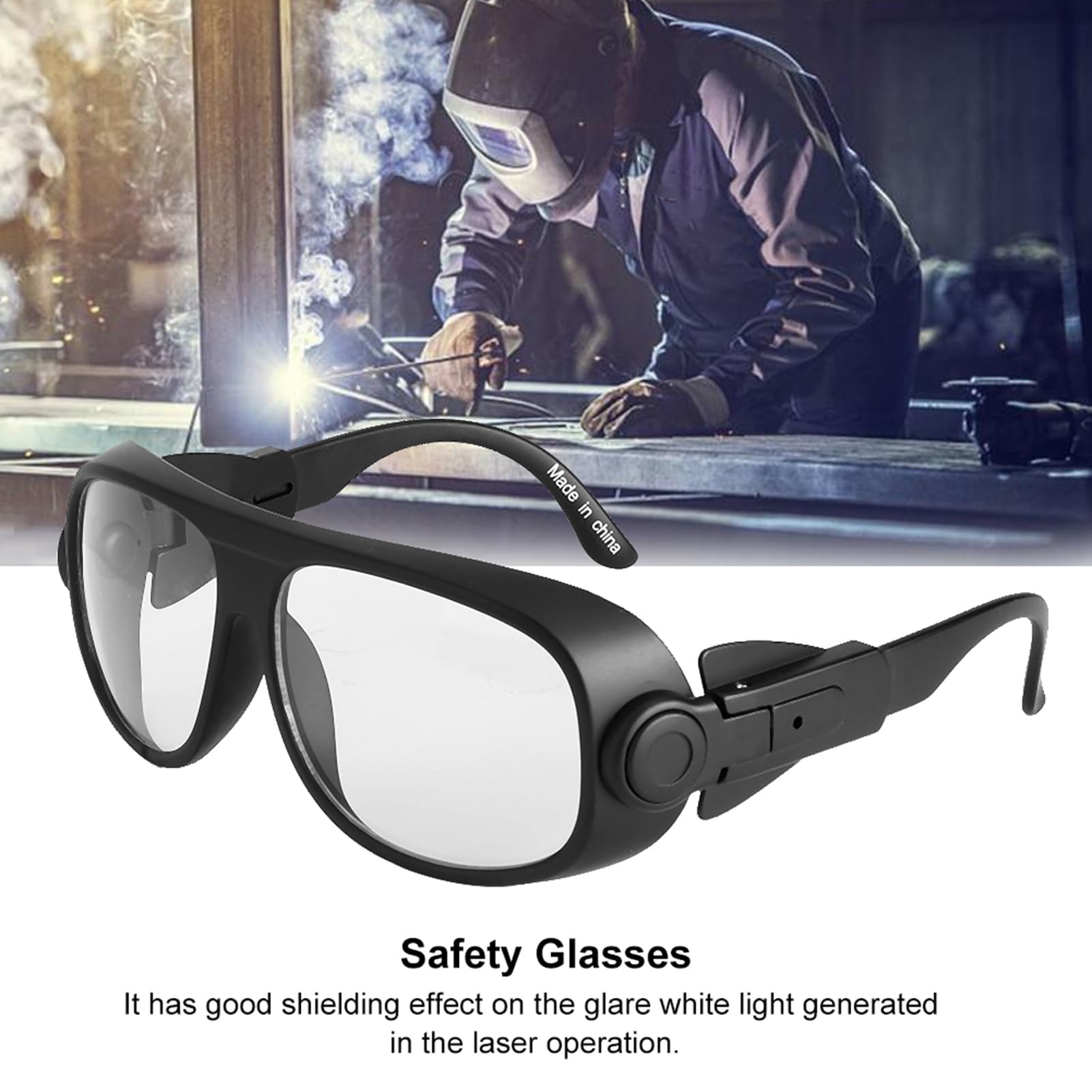 Gafas Ópticas de Seguridad para Tratamiento Láser con Protección Antideslumbrante y Alta Transmitancia Apto para Profesionales - 1 Unidad