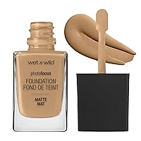Vista 19 de Wet n Wild Photo Focus Base Líquida Mate Foundation Porcelain, Vegana y Libre de Crueldad (Paquete de 4)
