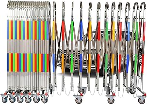 Fence Fence, Outdoor, Stainless Steel, Telescopic Fence, With Casters, Accordion Fence, Height 43.3 inches (110 cm), Length 13.7 inches (3 M/4M/5M/6 m), Width 15.7 inches (40 cm), Pet Fence,