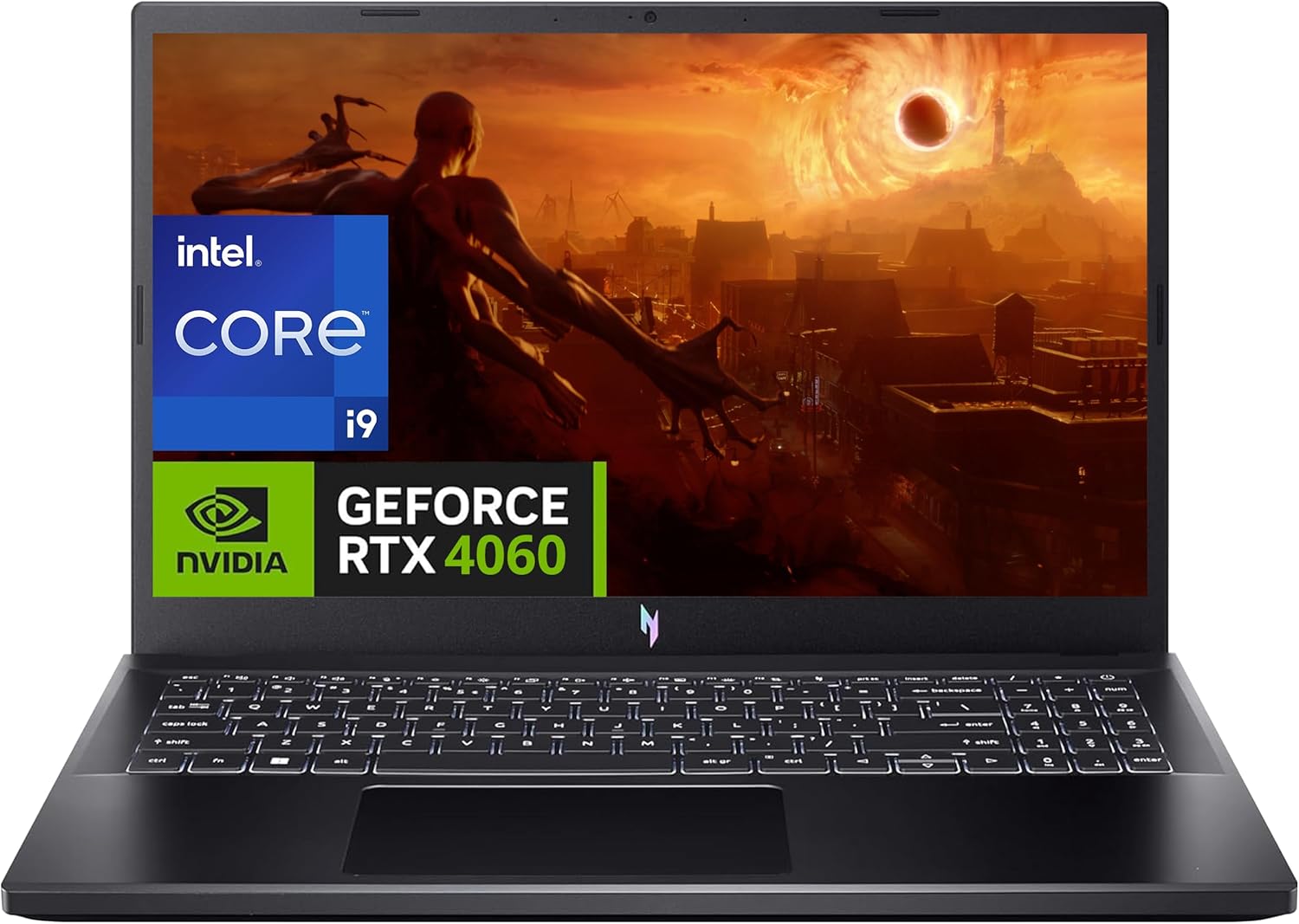 acer Nitro V 15 15.6″ FHD IPS 144Hz Gaming Laptop, Intel i9-13900H, 64GB DDR5, 4TB SSD, NVIDIA GeForce RTX 4060, Backlit Keyboard, Wi-Fi 6, Webcam, Windows 11, Black (Renewed)