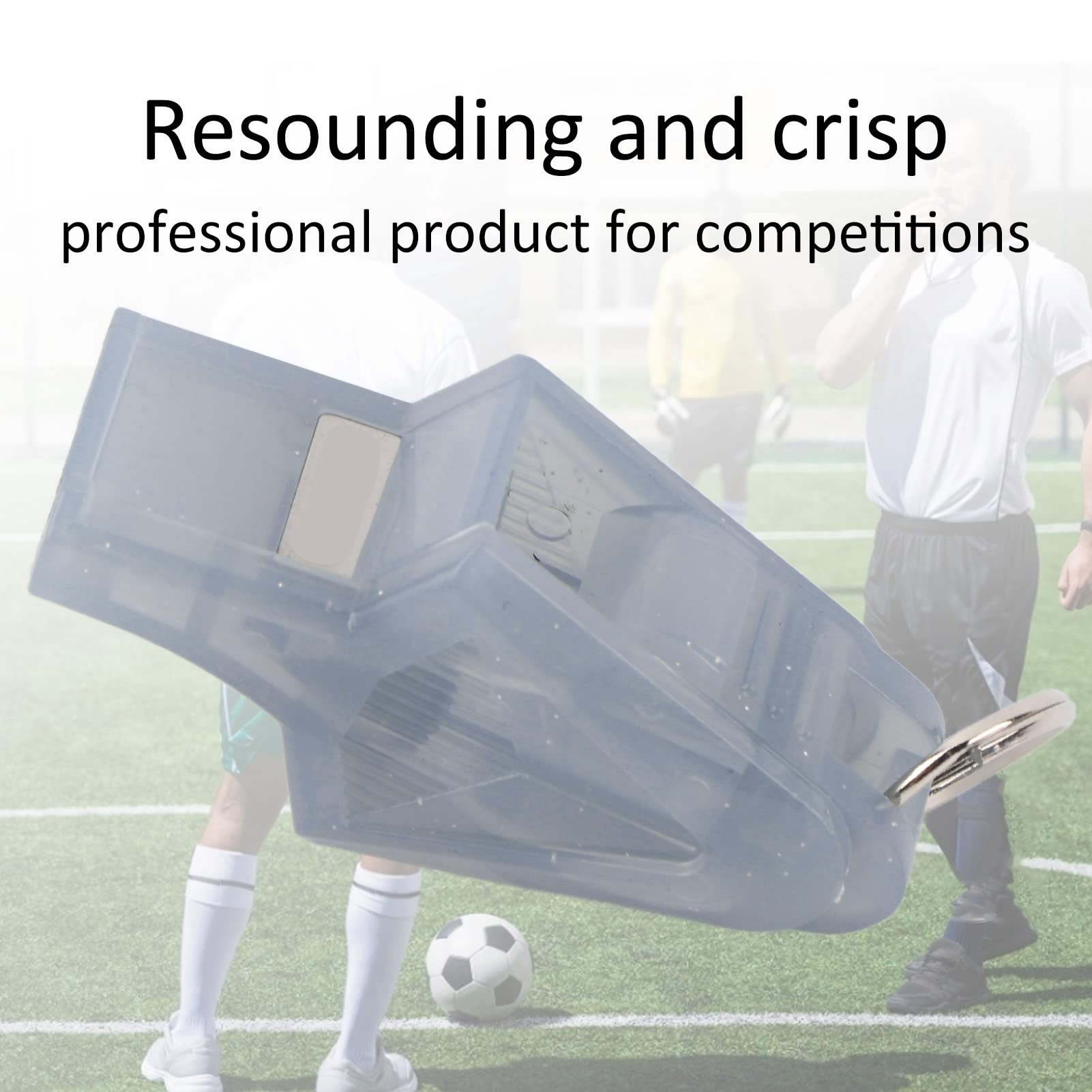 Whistle, Plastic Sports Whistle with Lanyard Outdoor Camping Accessories Loud Crisp Sound for School Sports Soccer Football Basketball (Gray)