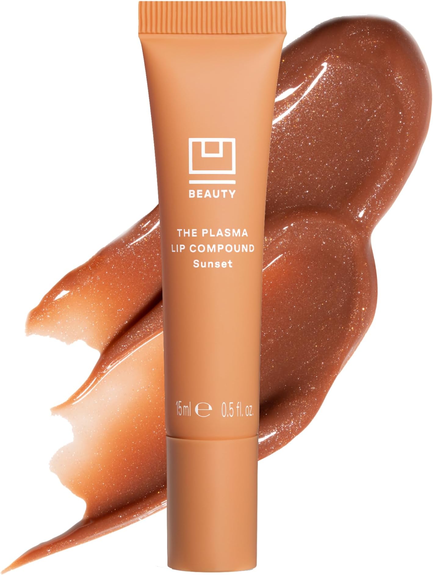 U Beauty The PLASMA Tinted Lip Compound Anti-Wrinkle & Anti-Aging Treatment - Shimmery Plumping Lip Gloss with Hyaluronic Acid, Shea Butter, Salicylic Acid & Peptides to Deeply Hydrate