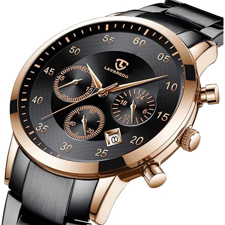 Amazon 腕時計 メンズ腕時計 ファッション カジュアル ビジネス スポーツ 多機能 クロノグラフ ステンレス鋼防水ローズゴールド アナログ クォーツ時計 メンズ腕時計 腕時計 通販