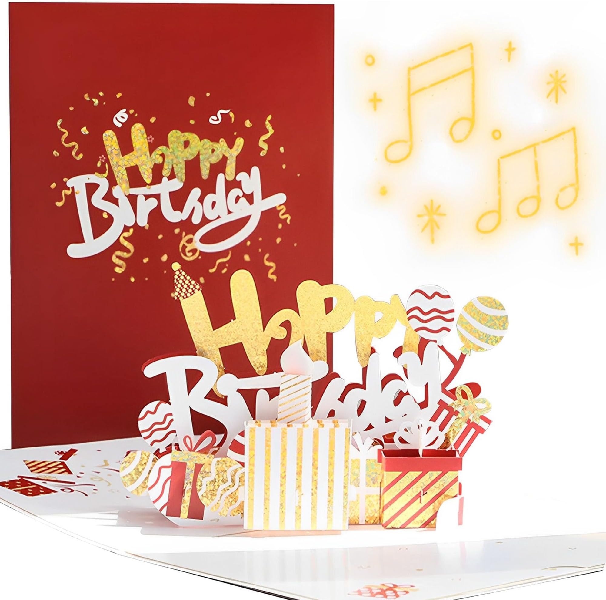 Carte Pop Up Annversare - 3D Gateau D'annversare - Pop Up Gateau