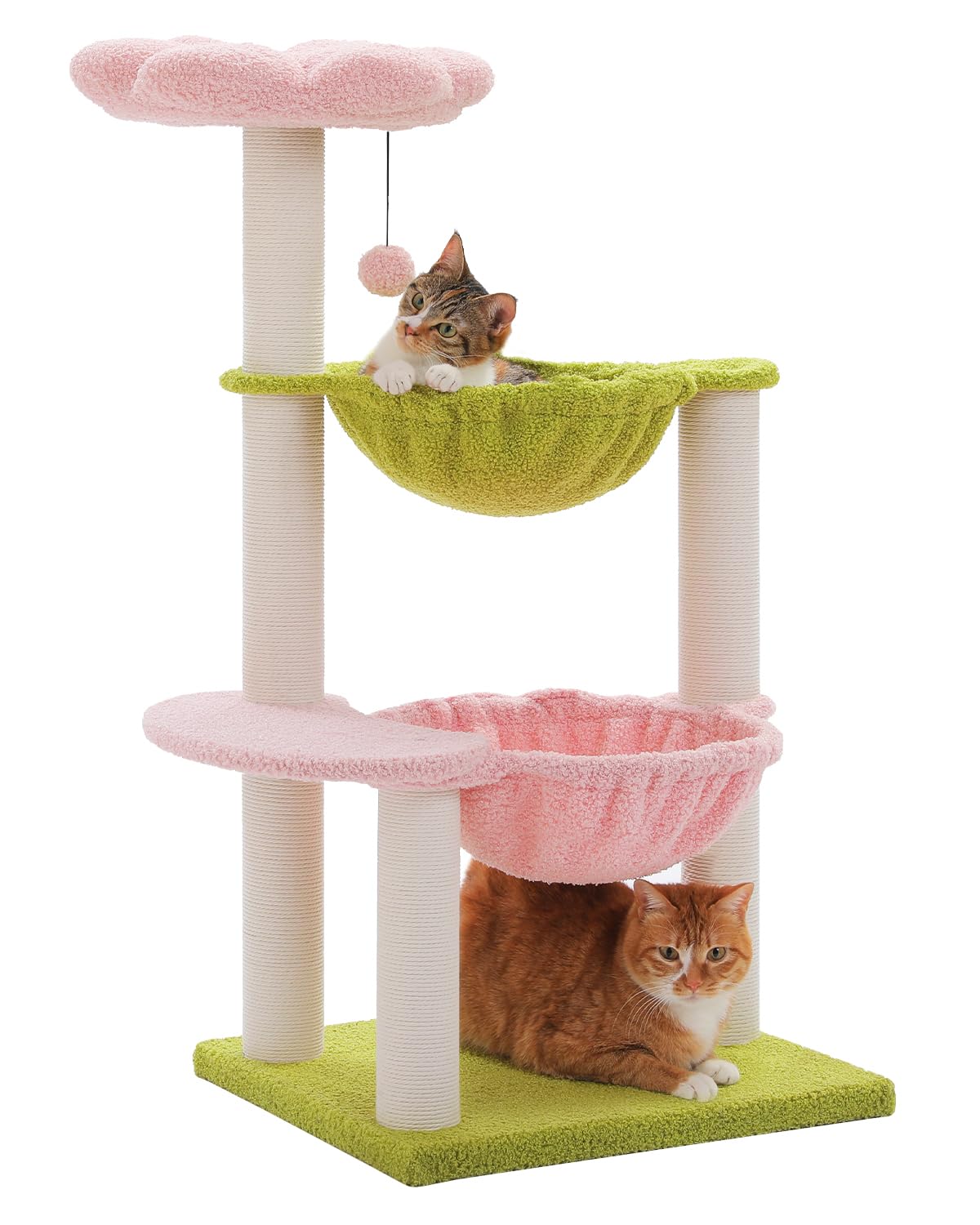 MUTTROS Flower Cat Tree Pink