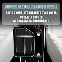 Vista 5 de BestEvMod Organizador de consola central compatible con Kia EV6 2025 2022-2024, bandeja de accesorios, accesorios interiores, caja de almacenamiento