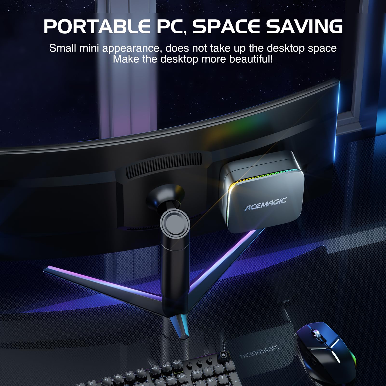 Amazon.com: ACEMAGIC Mini PC Gaming RGB AK1 Plus, Intel N95(up to
