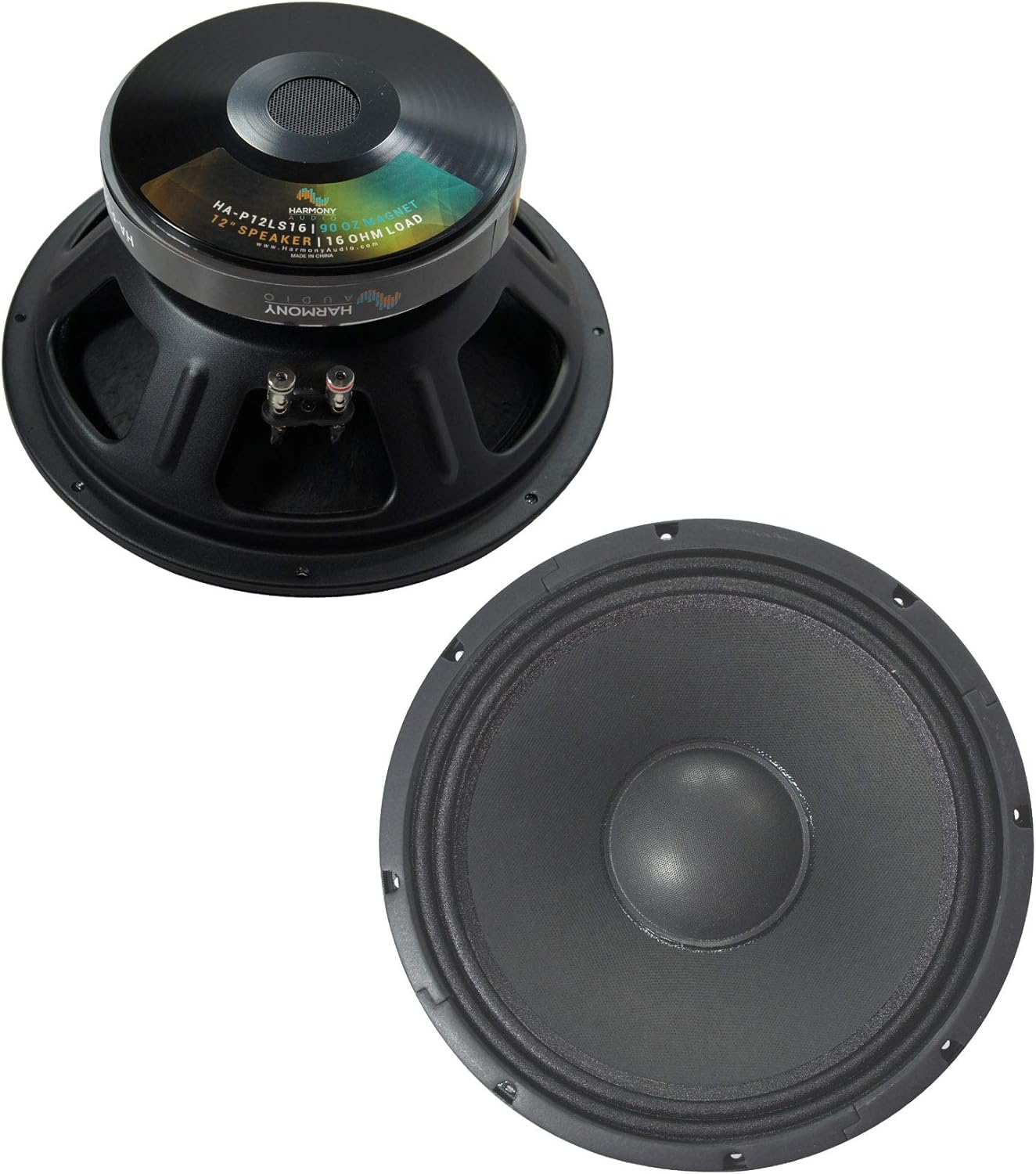 Harmony Audio HA-P12LS8 Replacement 12" Sub Pro PA 800W Subwoofer/Speaker 8 Ohm Woofer - 90oz Magnet